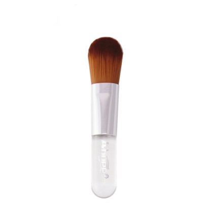 The factory sells a large quantity of high-quality sample plastic Mini short handle 8CM makeup brushes/Blush Brush